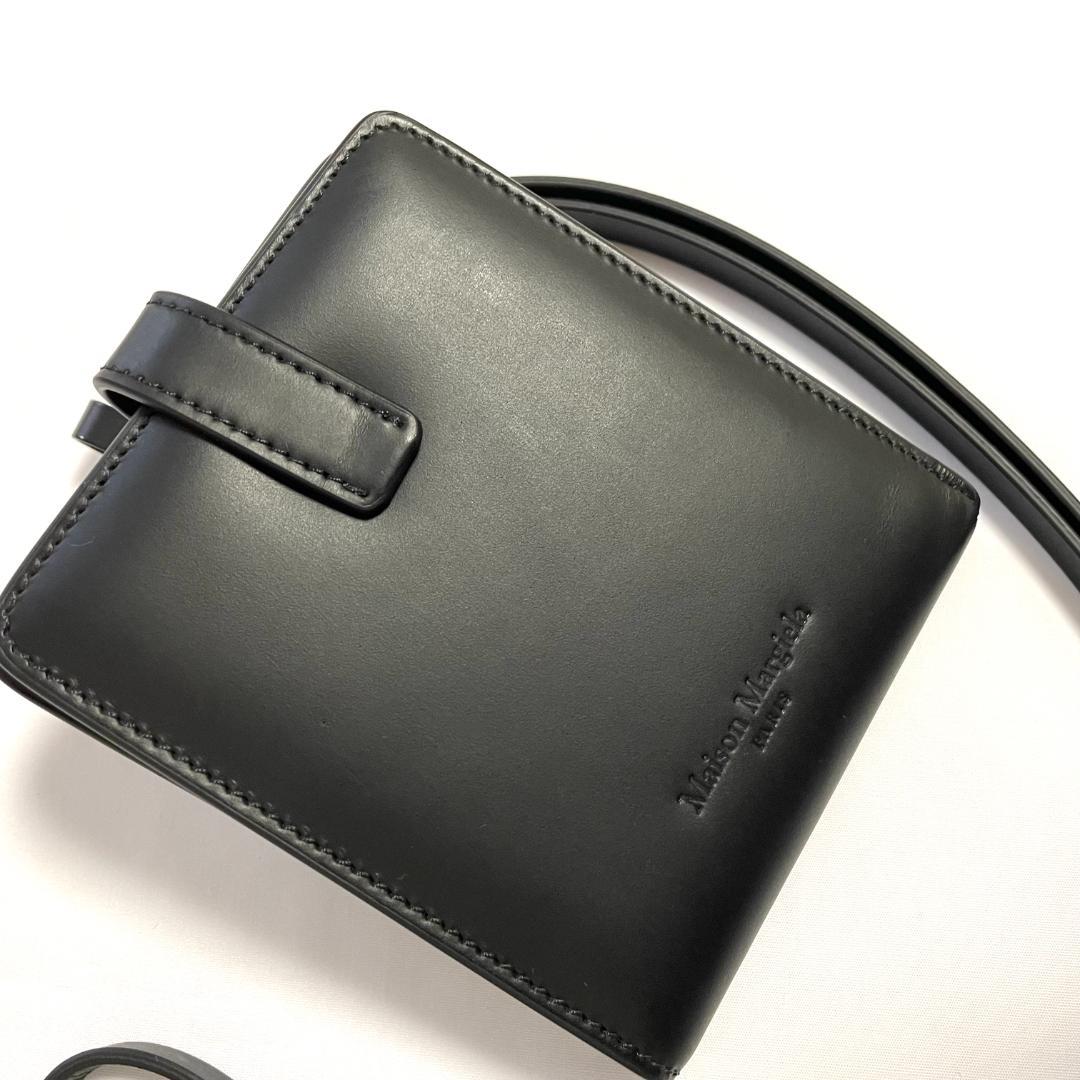 新品正規品 マルジェラ ストラップ付き財布 二つ折り小銭入れあり
