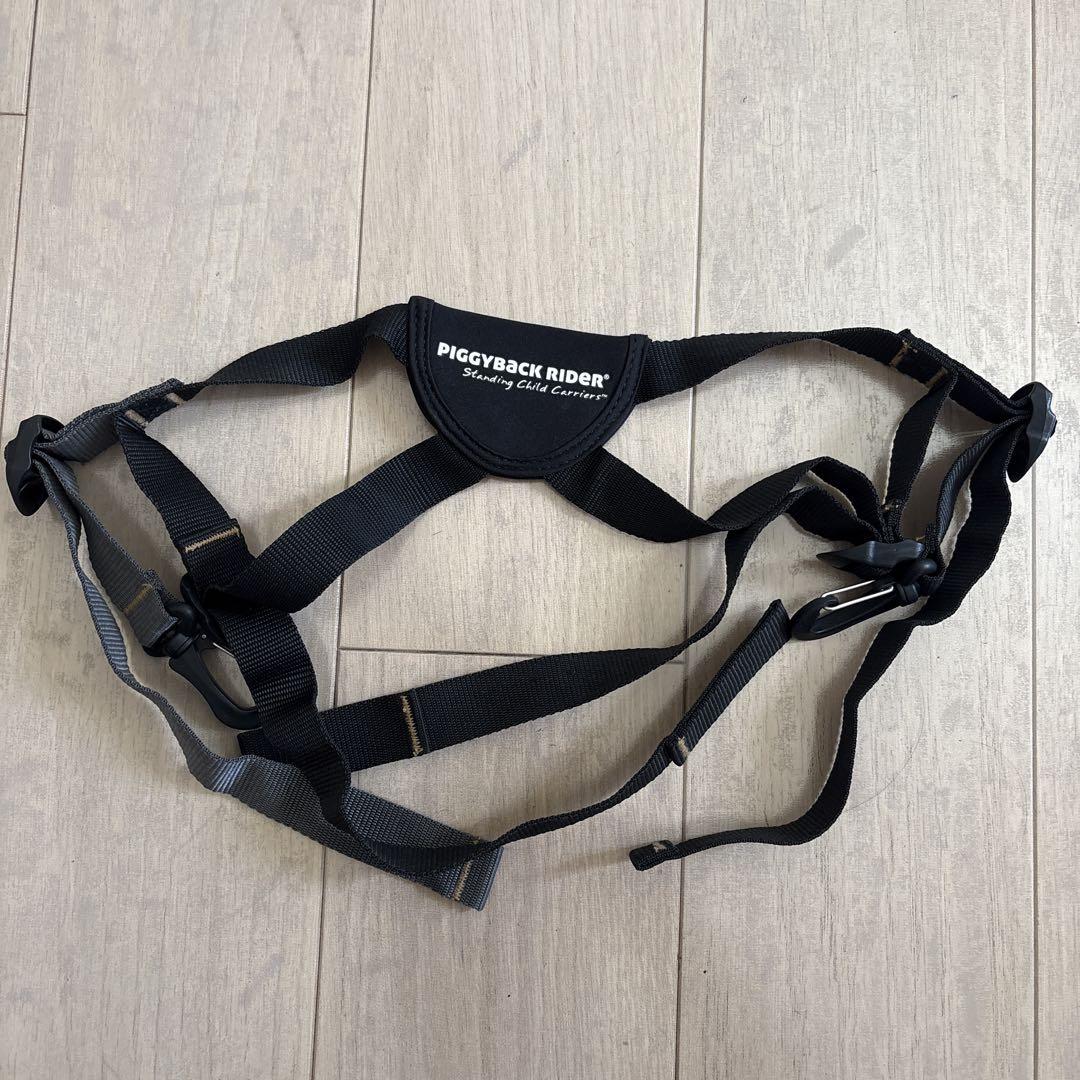 美品☆PIGGYBACK RIDER スタンディングチャイルドキャリア 黒 PIGGYBACK RIDER スタンディングチャイルドキャリア 黒（ピギー