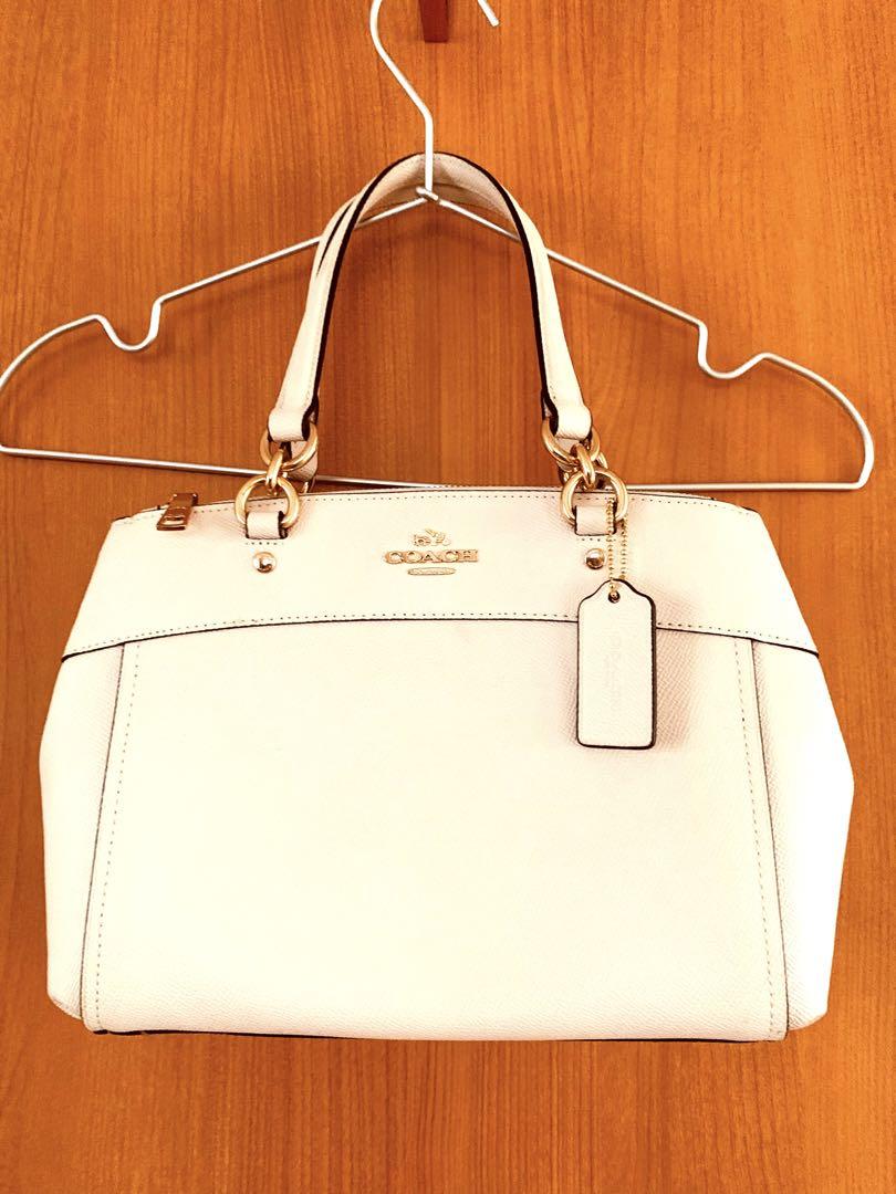 COACH coach 白 リュック ハンドバッグ バッグ 2way