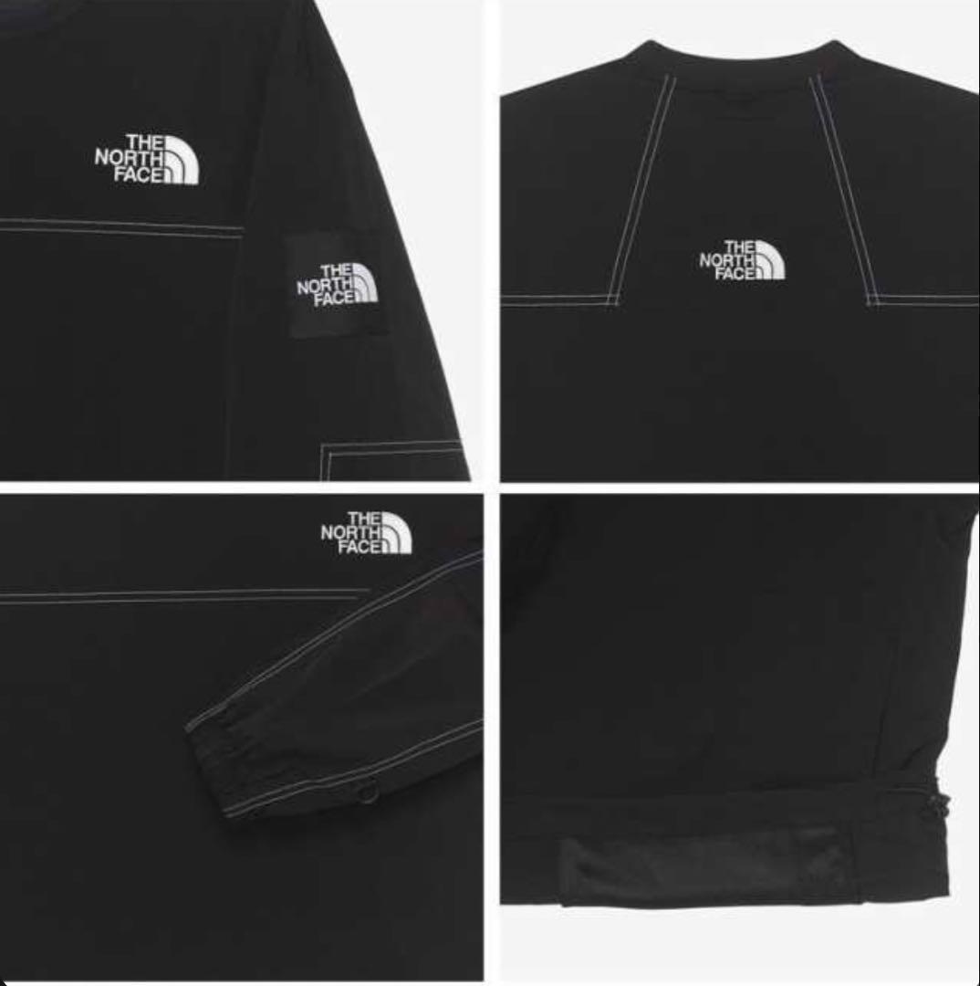 韓国限定 ノースフェイス アルバニークルーネック L ブラック ノースフェイス】アルバニークルーネック＊黒 ＊L ＊韓国限定