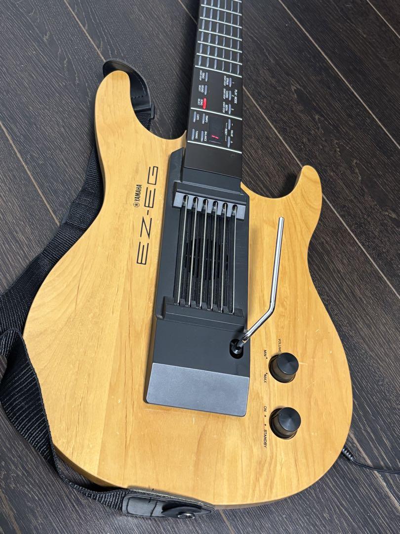 YAMAHA EZ-EG エレキギター ナチュラルウッド（ACアダプター付）