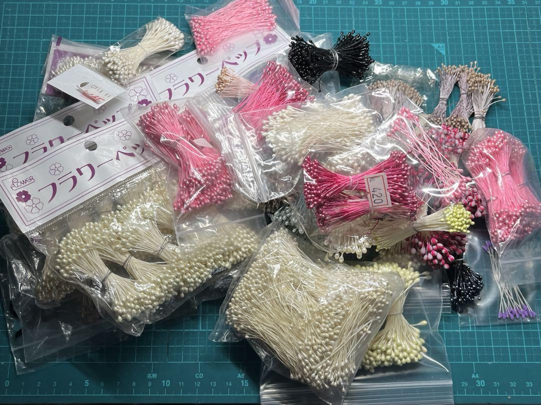 パールペップ　ペップ　たくさん　アートフラワー　つまみ細工　約400g