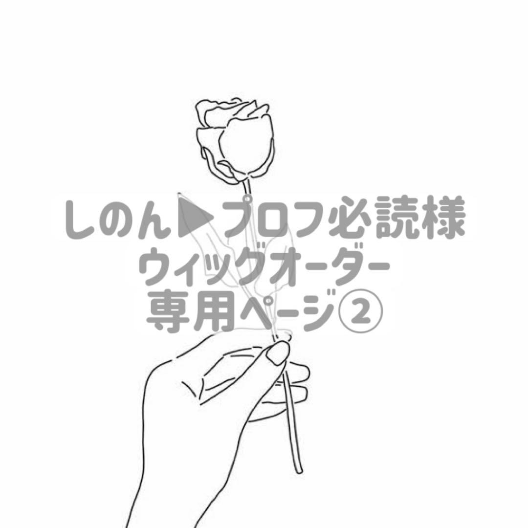 しのん▶プロフ必読様 ウィッグオーダー 専用ページ②