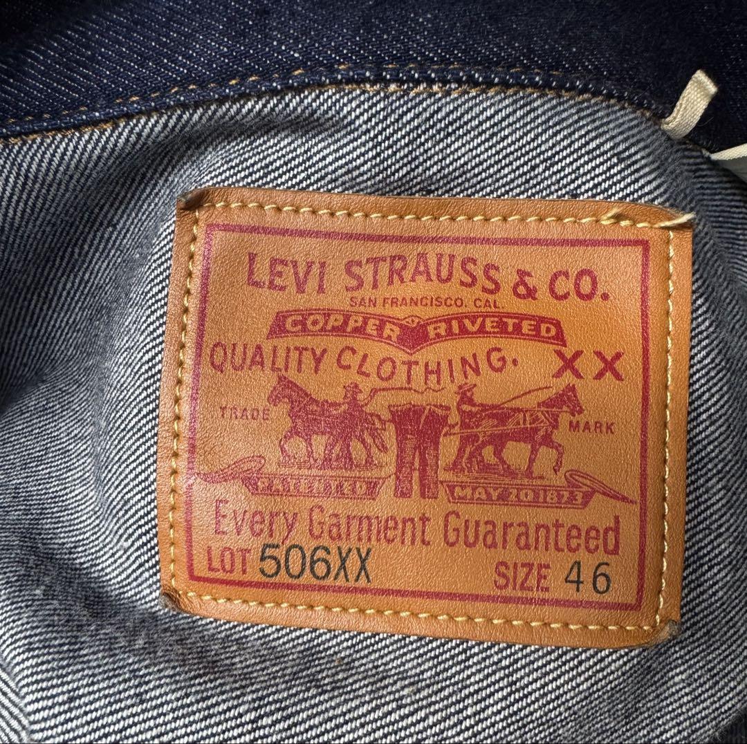 日本製 Levi's 506xx LVC ファースト 46サイズ Tバック - メルカリ