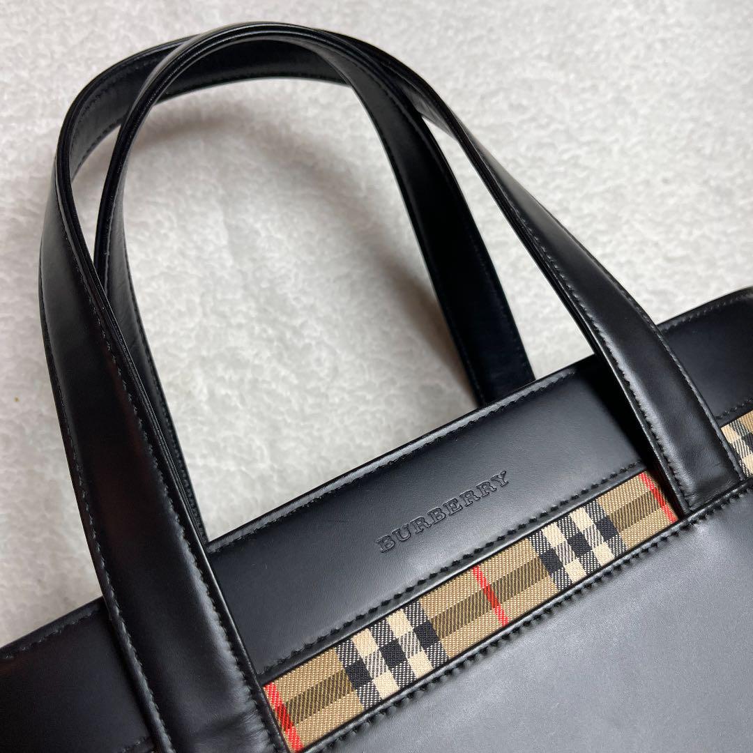 美品 バーバリーチェック シャドーホース ヴィンテージ sQRFc-m66086594725 バーバリー ハンドバッグ 大特価国産