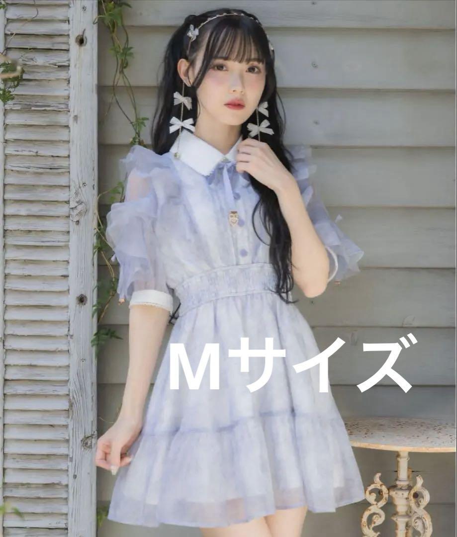 ROJITA 花柄半袖ミニワンピース