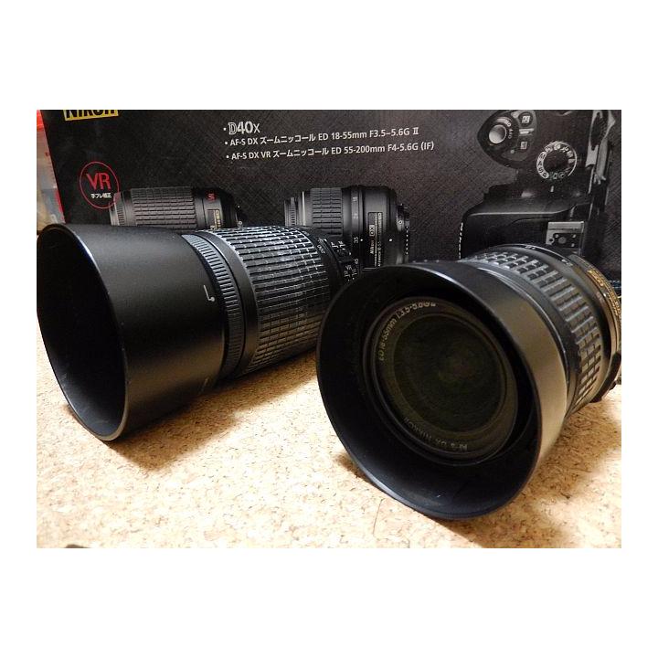 NIKON D40x ダブルズームキット (おまけ付き)