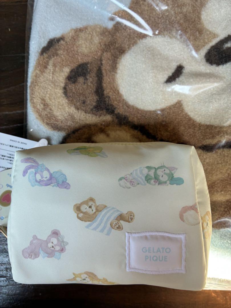 東京ディズニーシー　ダッフィー　ジェラピケ　ジェラートピケ　ブランケット、ポーチ 東京ディズニーシーで買える！ ダッフィー＆フレンズの記念
