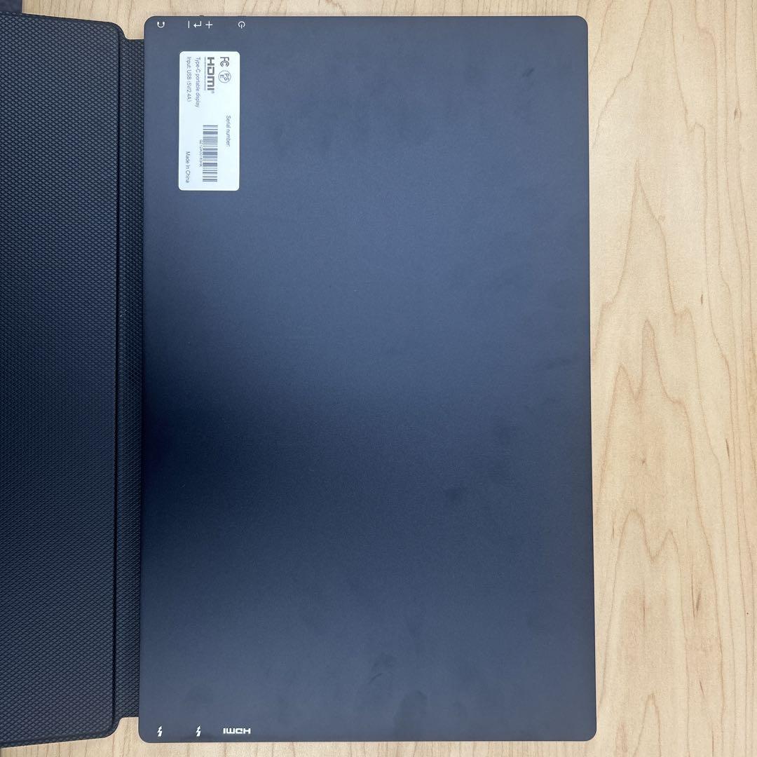 モバイルモニター QQH 15.6インチモニター 光沢型 モバイルディスプレイ