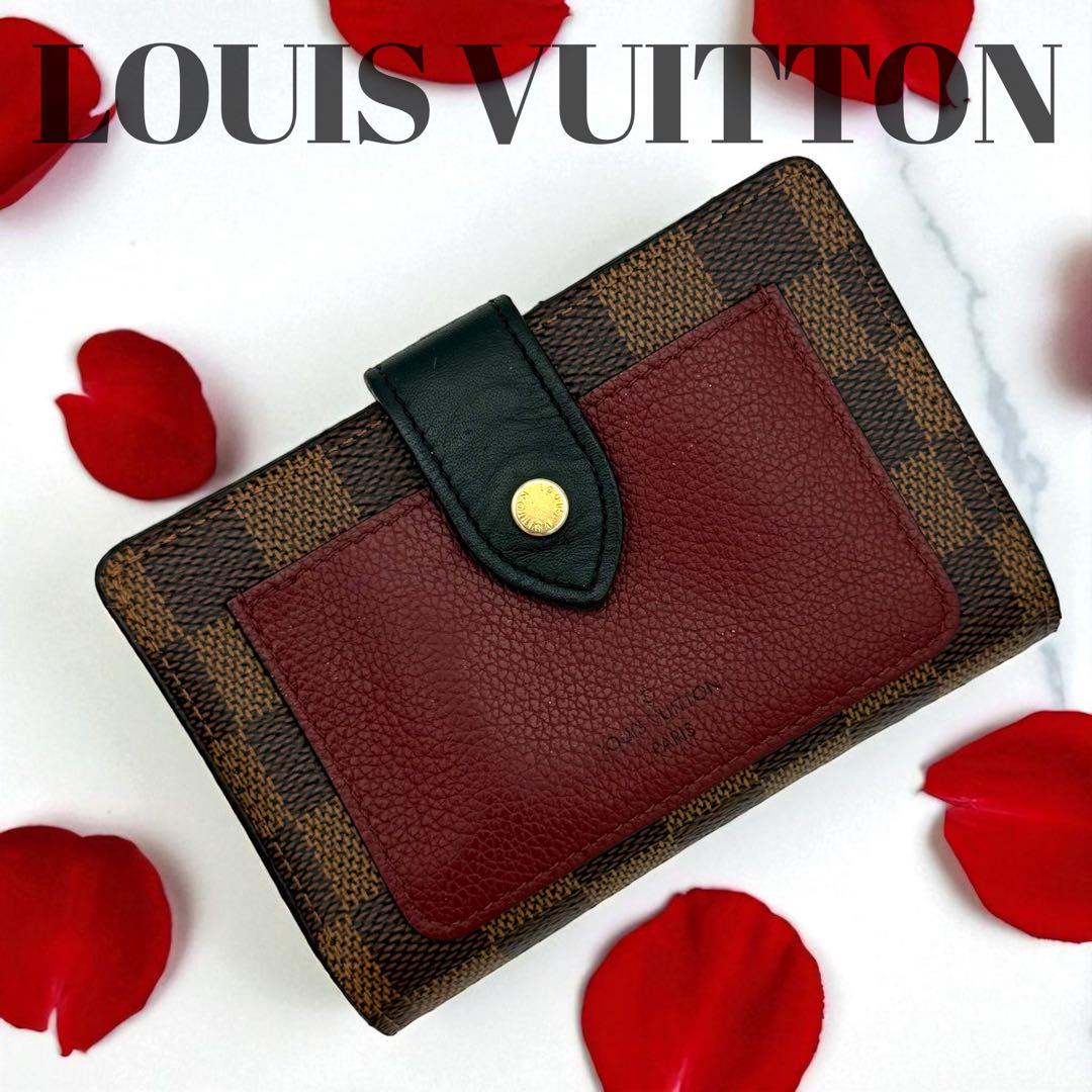 ルイヴィトン 折り財布 ポルトフォイユ ジュリエット ダミエ 二つ折りLOUIS VUITTON