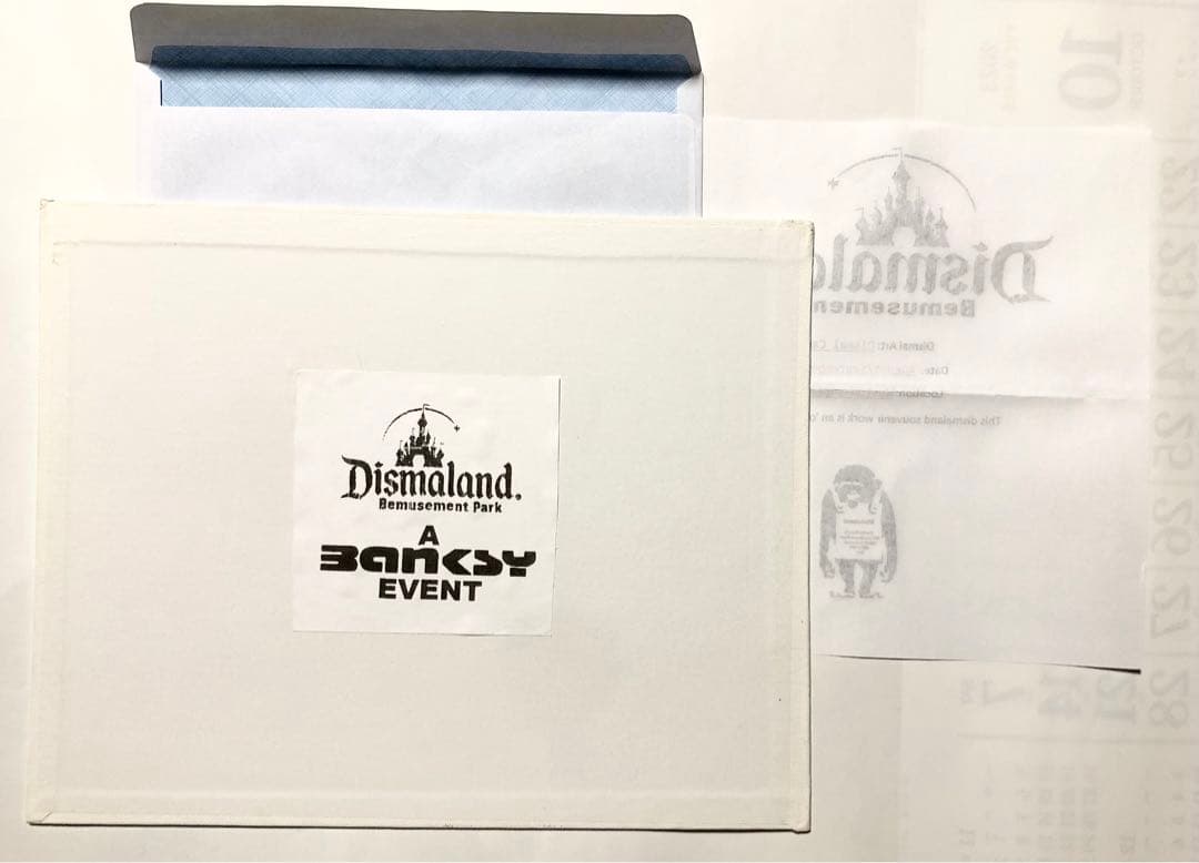 Banksy バンクシー 「NO FUTURE」書類/封筒付