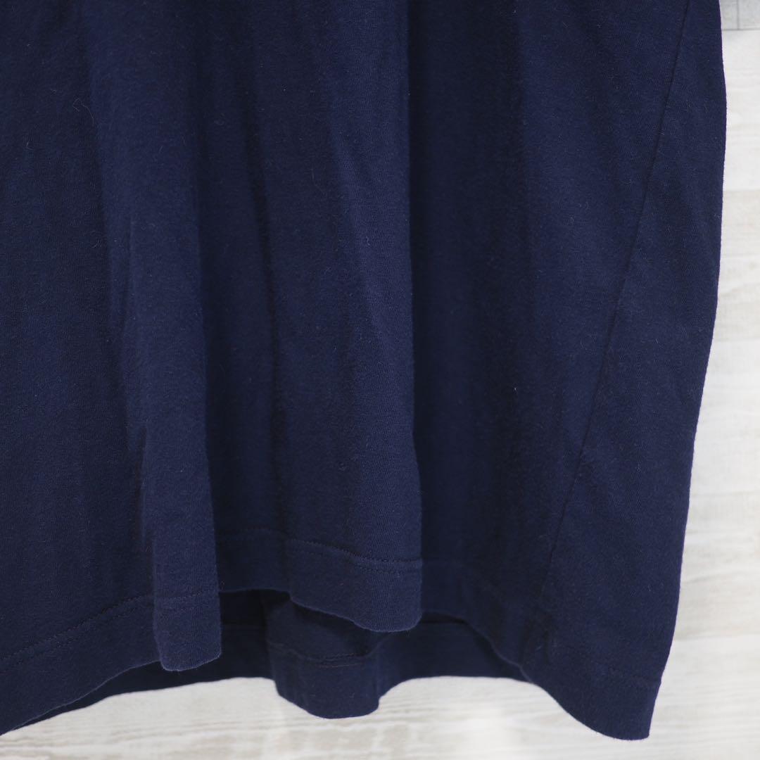コムデギャルソンシャツ S/Sドッキングカットソー Navy/L