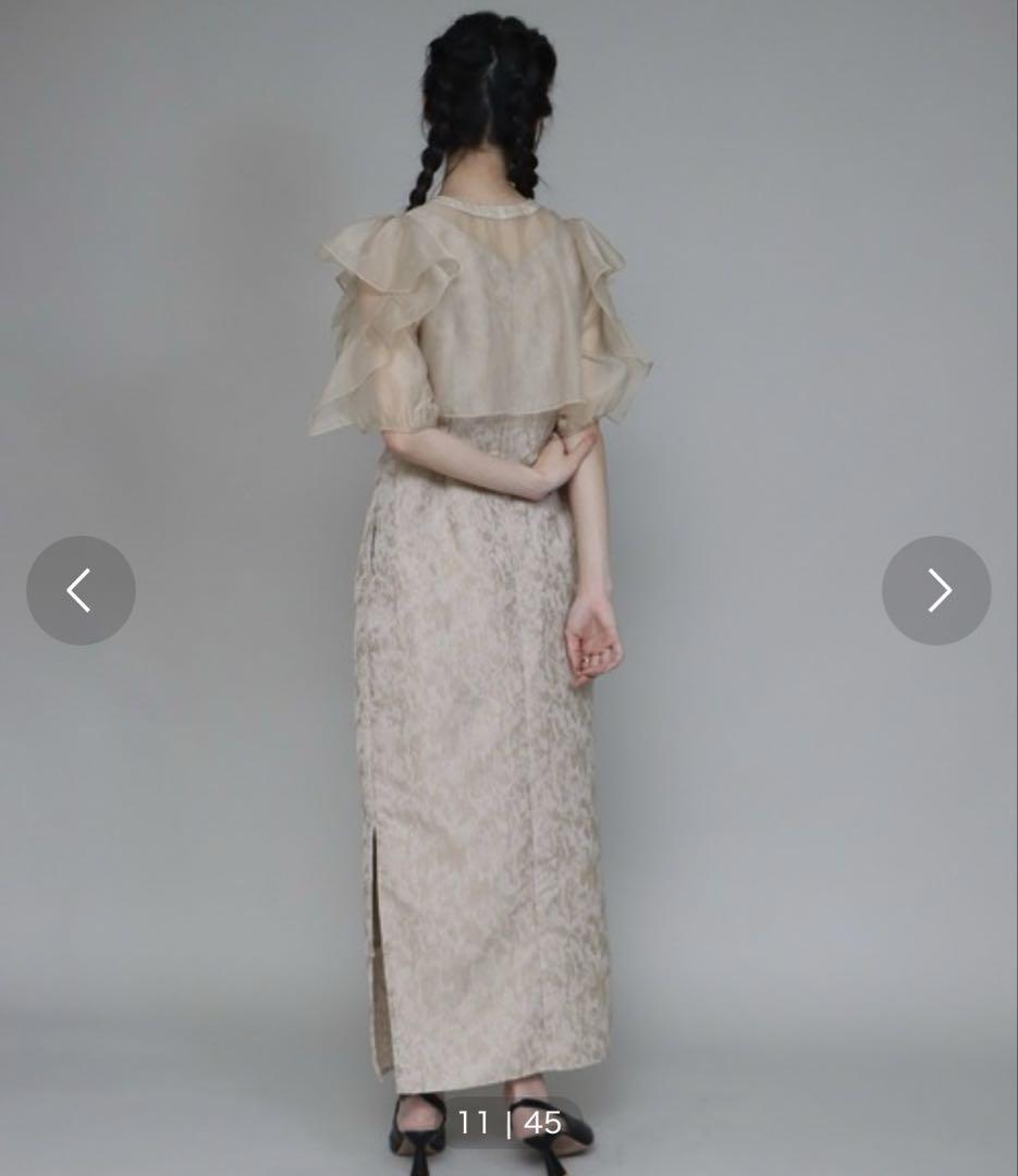 ねんねジェイバイブルー　ワンピース　ロング　結婚式　M Jbyblue
