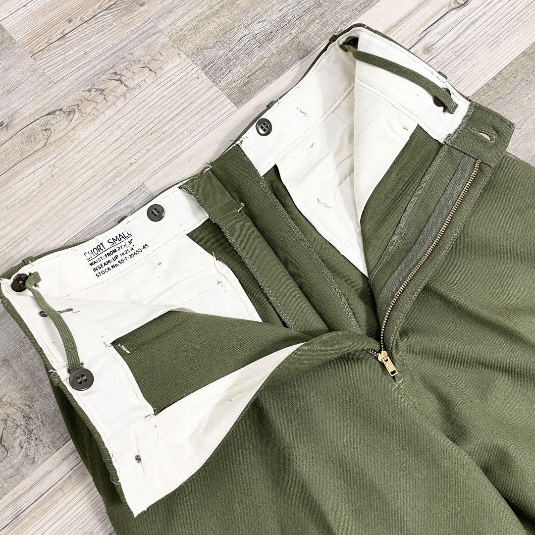 50's アメリカ軍 M-51 ウール フィールド トラウザーズ S-SHORT