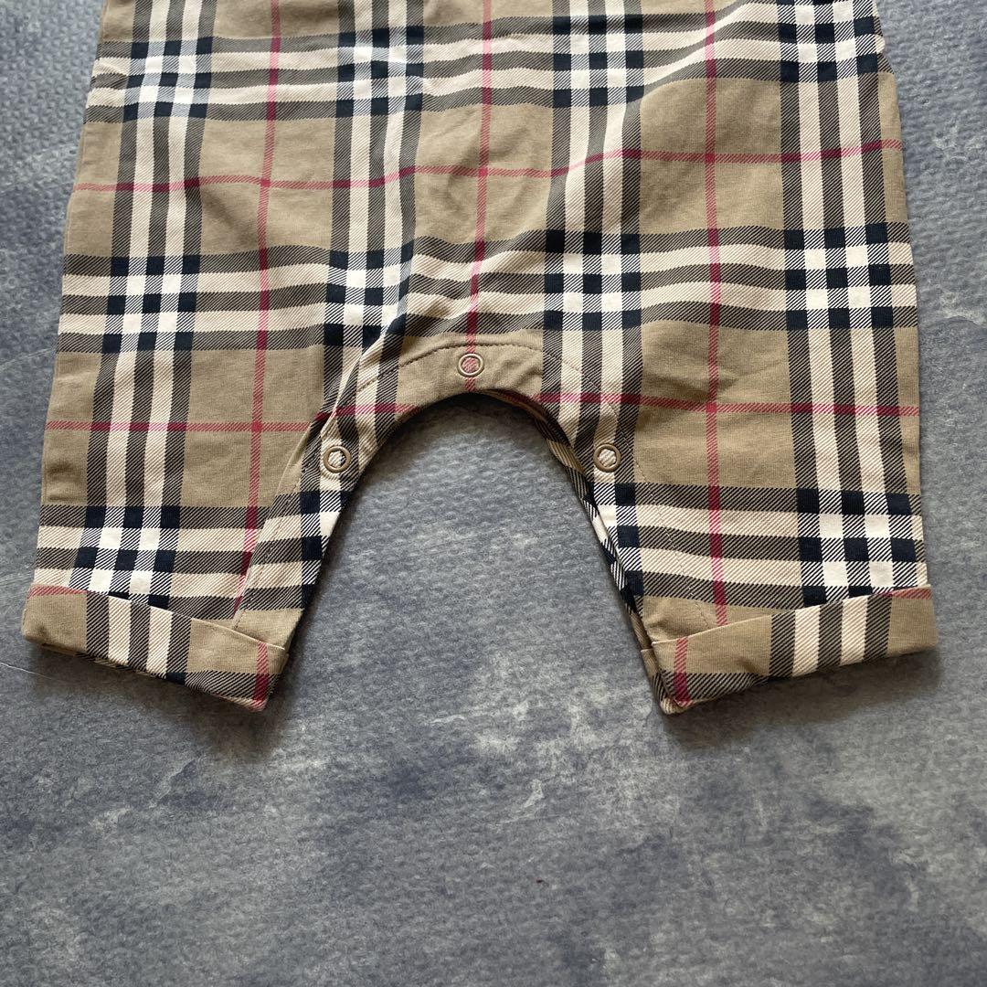 新品未使用Burberry チェック柄ロンパース 6M - メルカリ