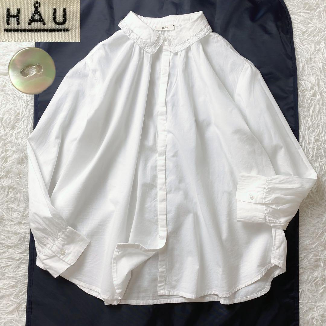 【国内正規品】 8 HAU ハウ CLASKA クラスカ レース ギャザー ブラウス 白 SIZE CLASKA HOIM 大割引を提供しています。