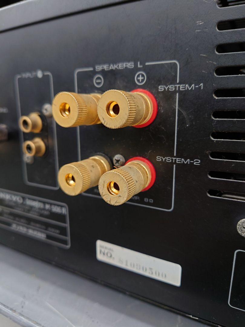 ★【￥170,000・1981年】ONKYO　M-506R パワーアンプ