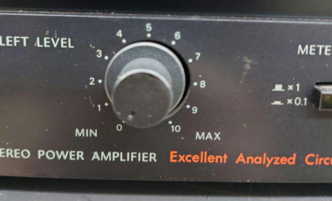 ★【￥170,000・1981年】ONKYO　M-506R パワーアンプ