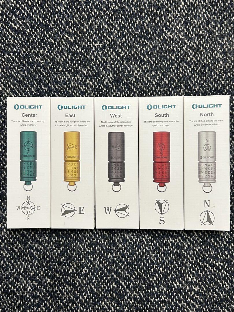 OLIGHT i1r2 Pro : 中央・東・西・南・北 計5個セット
