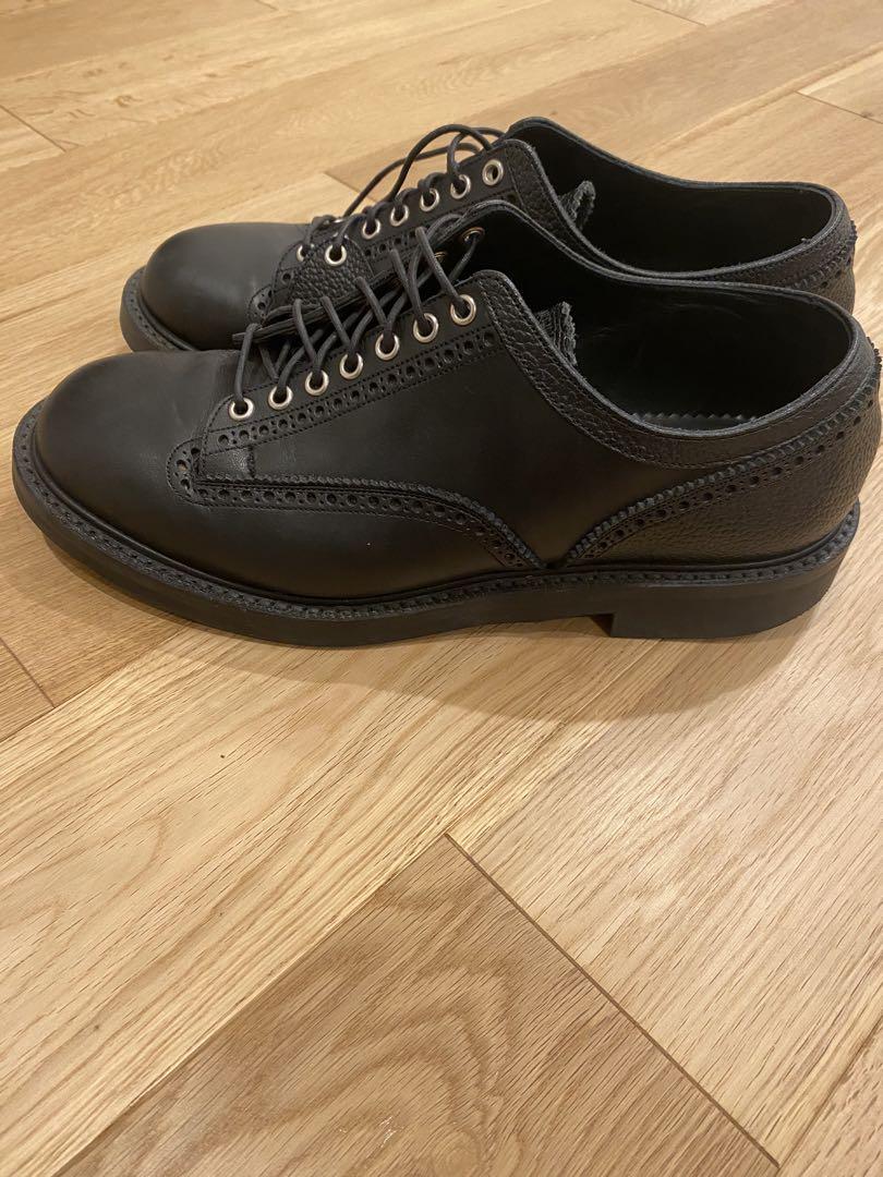 早い者勝ち 黒 coacher the foot レザーシューズ 靴