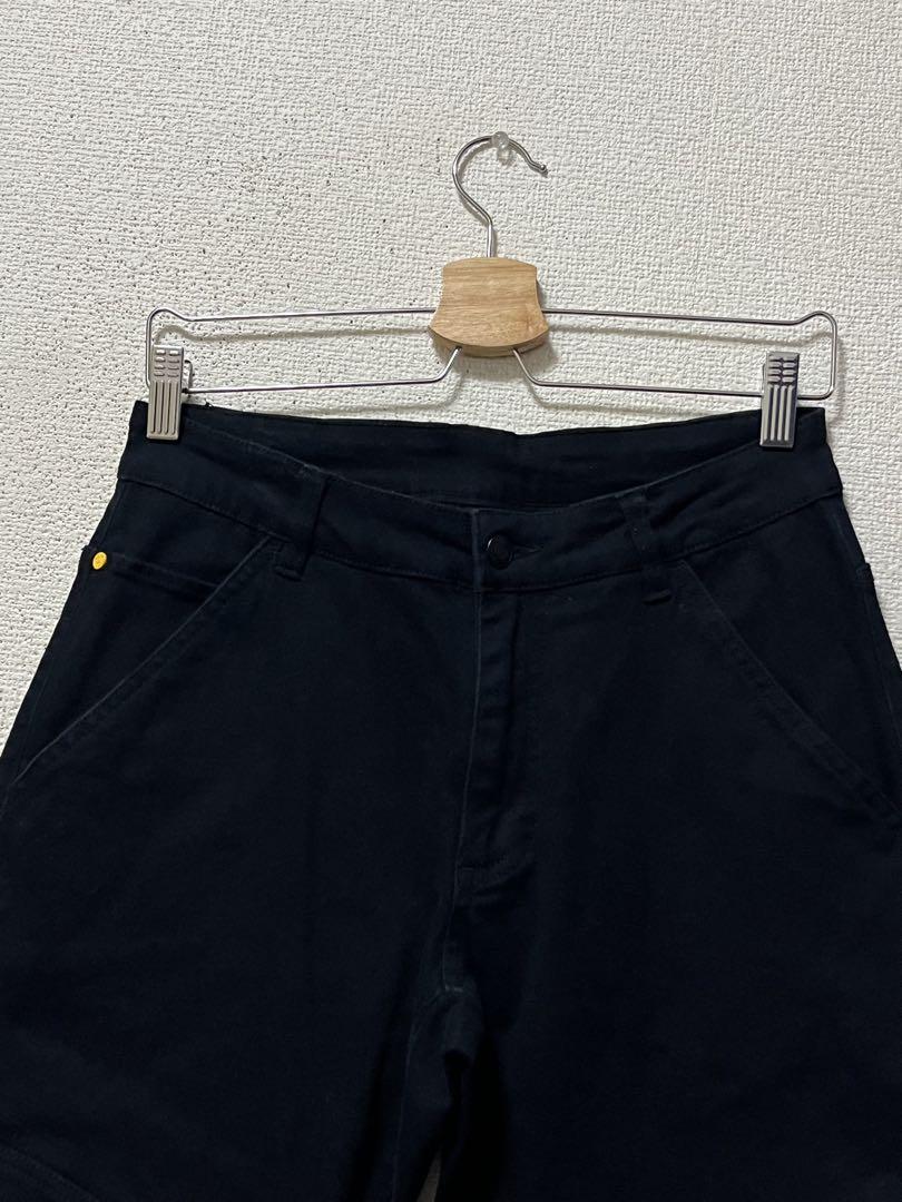 キャタピラー　ダブルニー　ペインターパンツ　/30×32　ブラック　ストレッチ