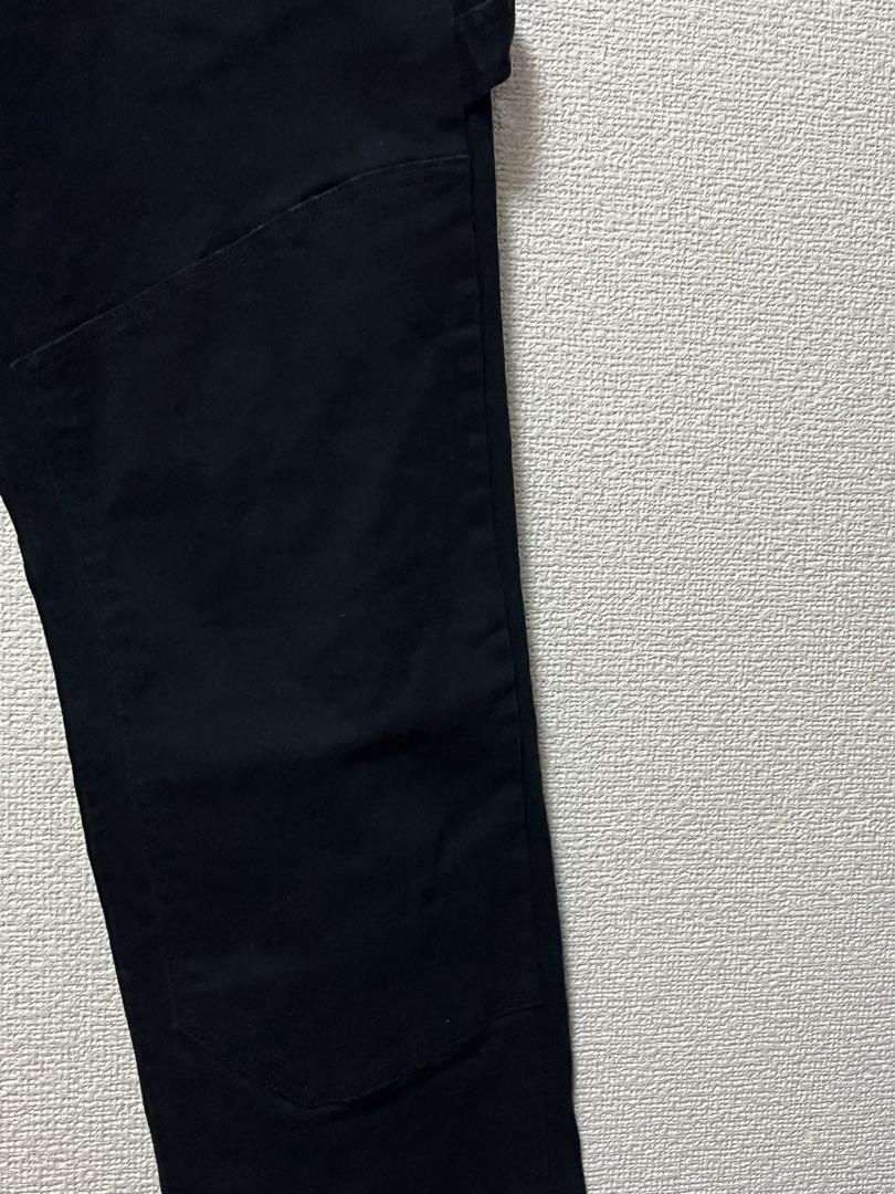 キャタピラー　ダブルニー　ペインターパンツ　/30×32　ブラック　ストレッチ