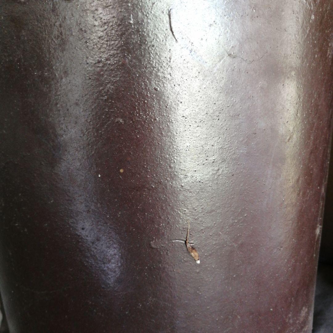 W‼️希少品インテリア水瓶ヒビ有り‼️昭和レトロ焼物　常滑焼?