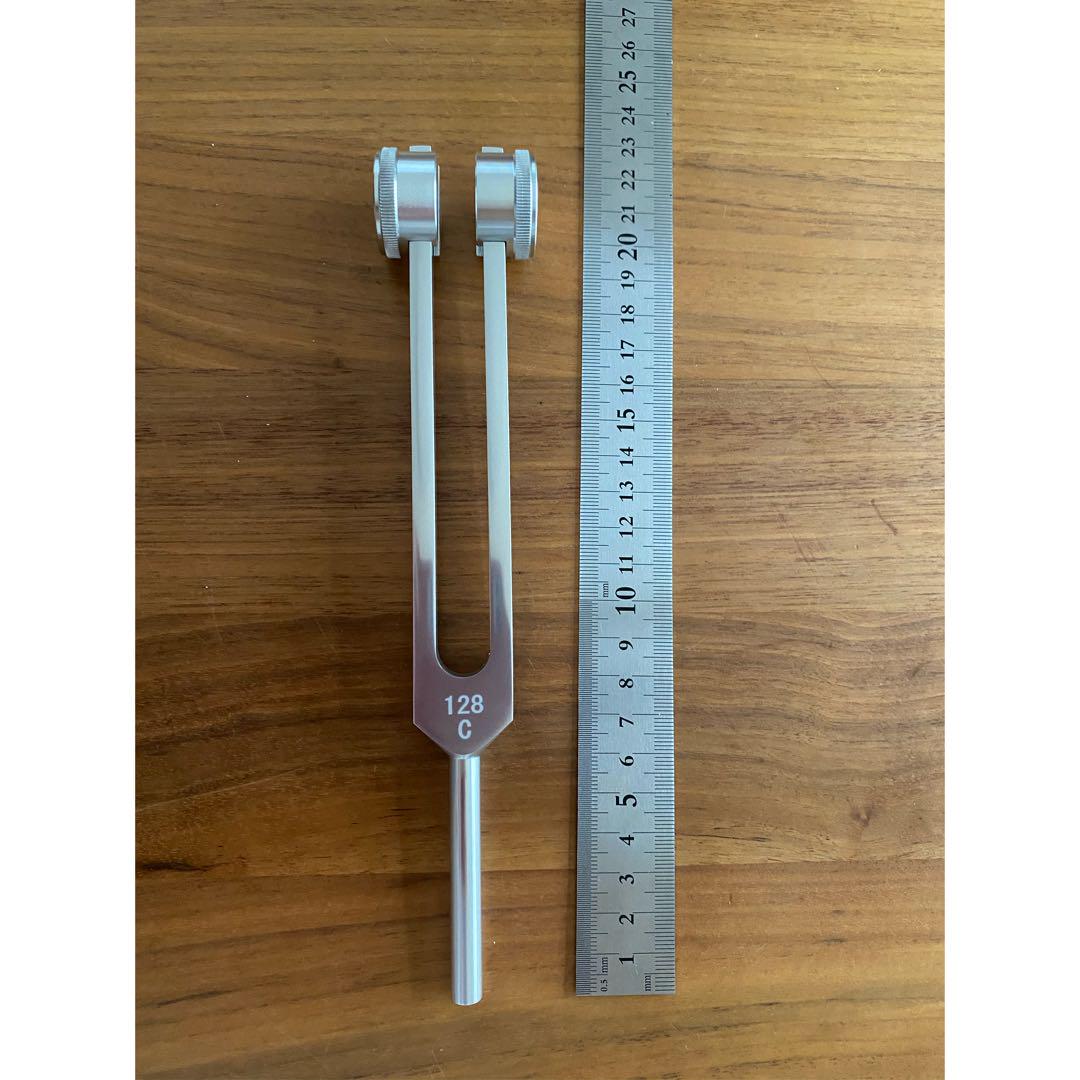 新品　音叉　128Hz 528Hz 4096Hz セット　チューニングフォーク