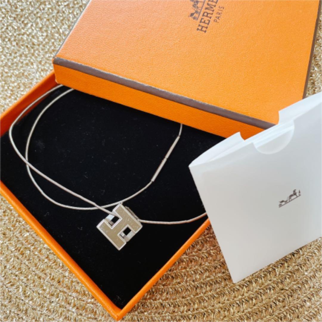 新入荷 ネックレス-エルメス HERMES ペンダント カージュ・ド 定番から最新購入 エルメス HERMES ペンダント カージュ・ド・アッシュ ネックレス