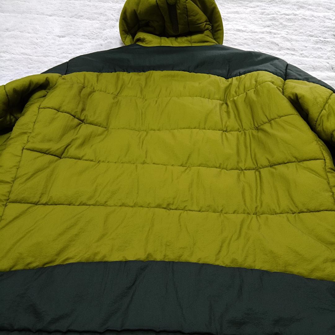 mont-bell フード付きジャケット XL グリーン/イエロー mont-bell フード付きジャケット XL グリーン/イエロー