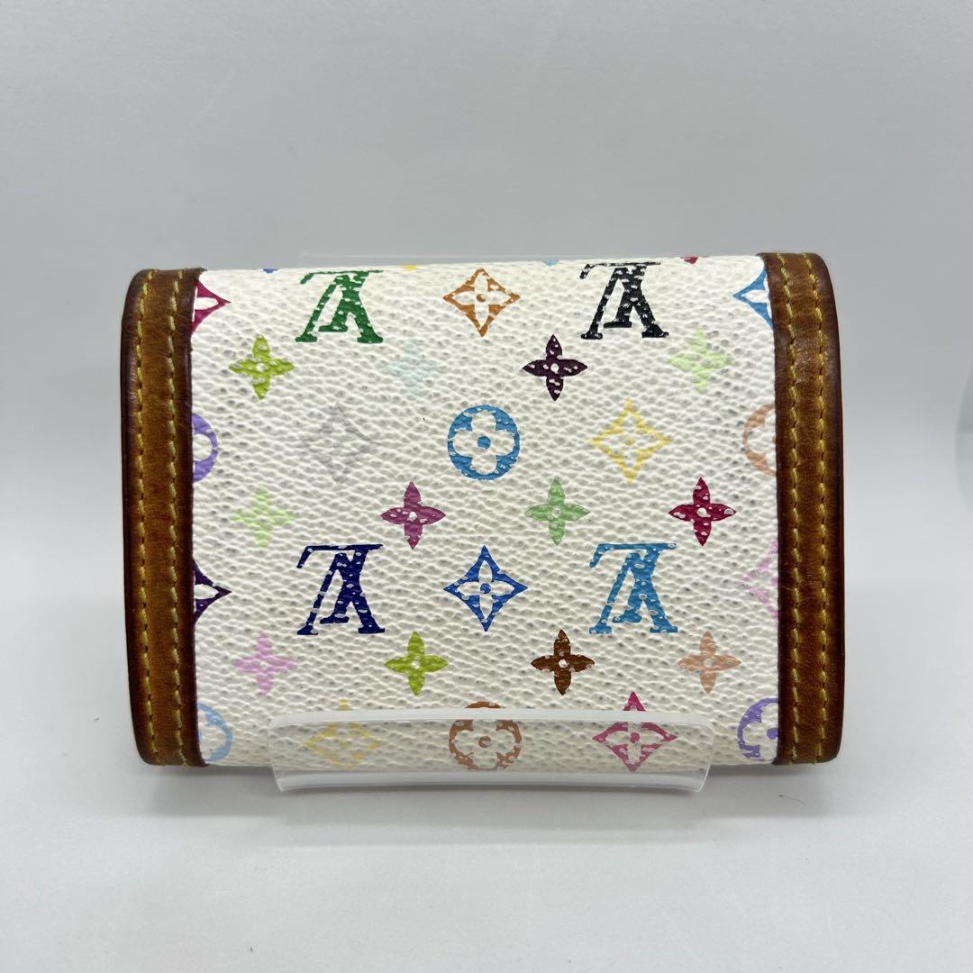 美品　ルイヴィトン　ポルトモネ　プラ　マルチカラー　モノグラム　コインケース