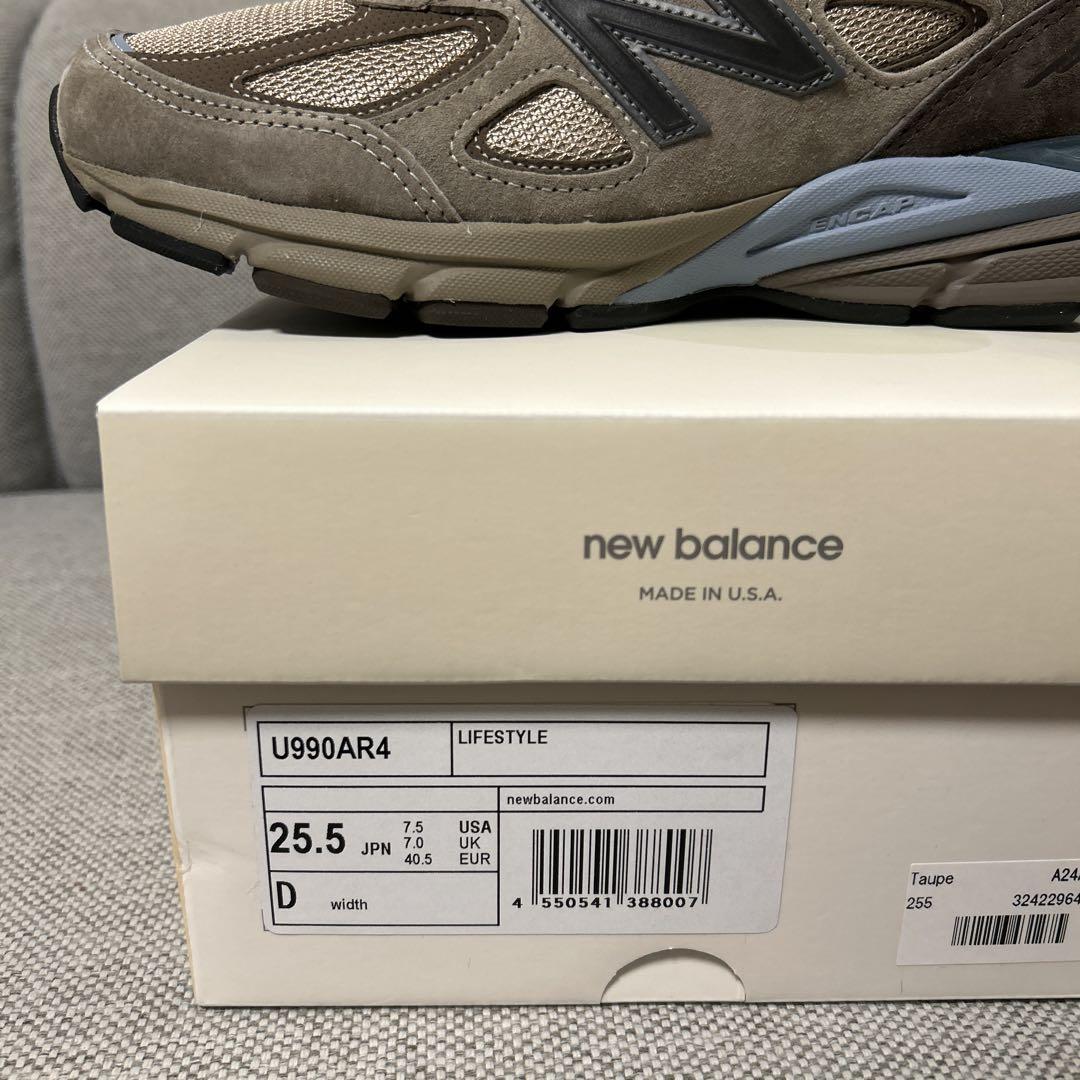 【新品】AURALEE x New Balance 990v4