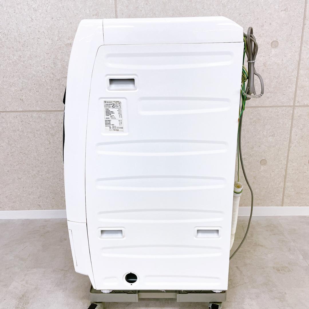 2019年製 SHARP ドラム式洗濯機 ES-S7D-WL 7.0Kg