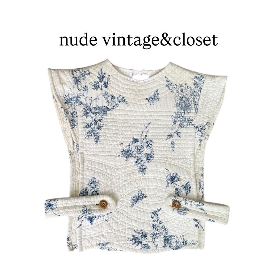 nude vintage&closet キルティングべスト