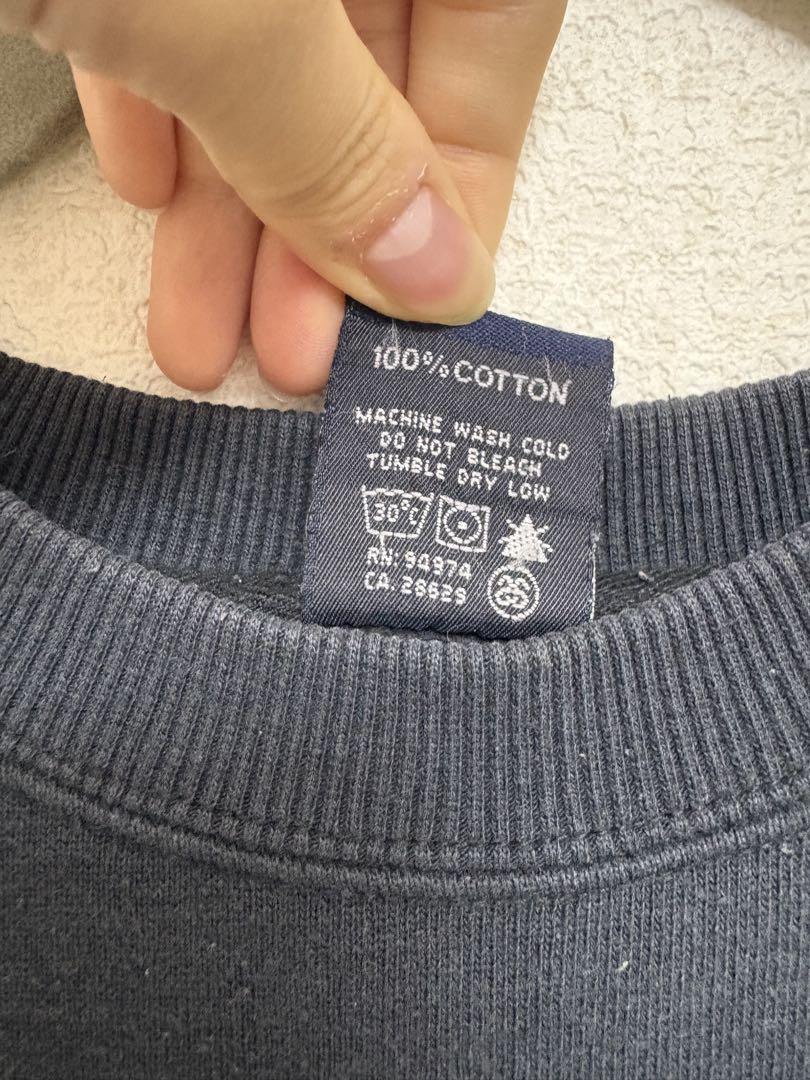 オールドステューシー　キングシャドーマンスウェットStussy ブラック