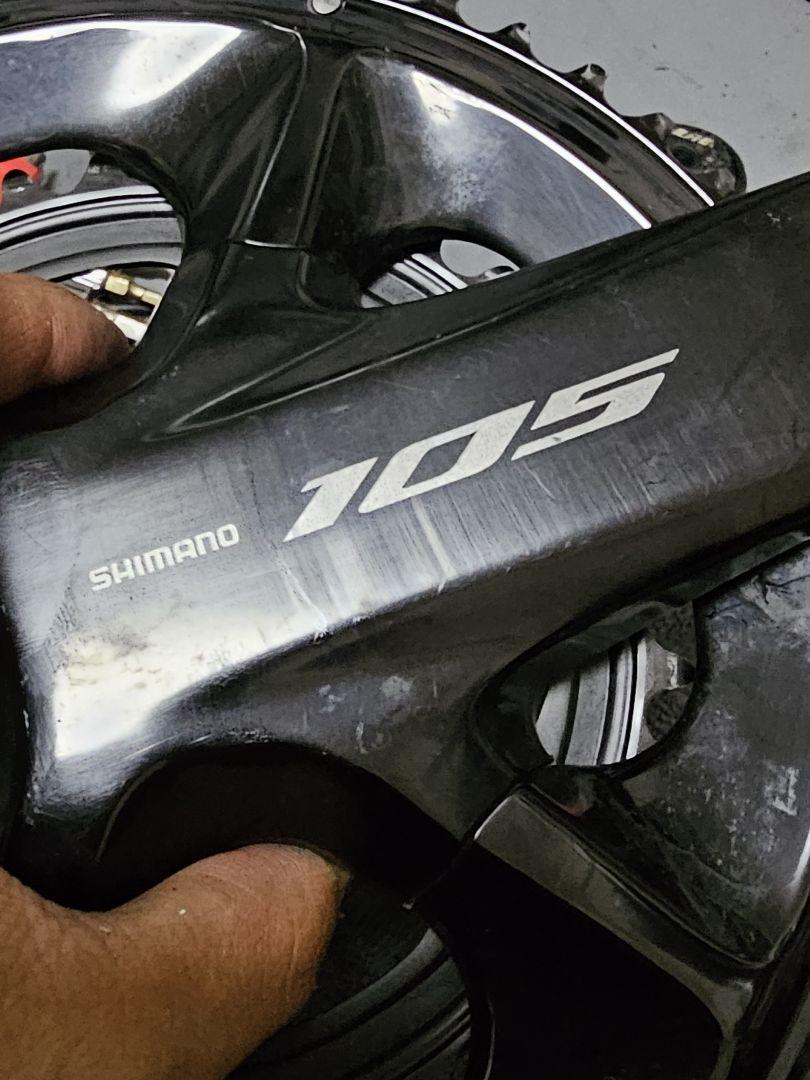 Shimano 105 R7100 クランクセット ブラック