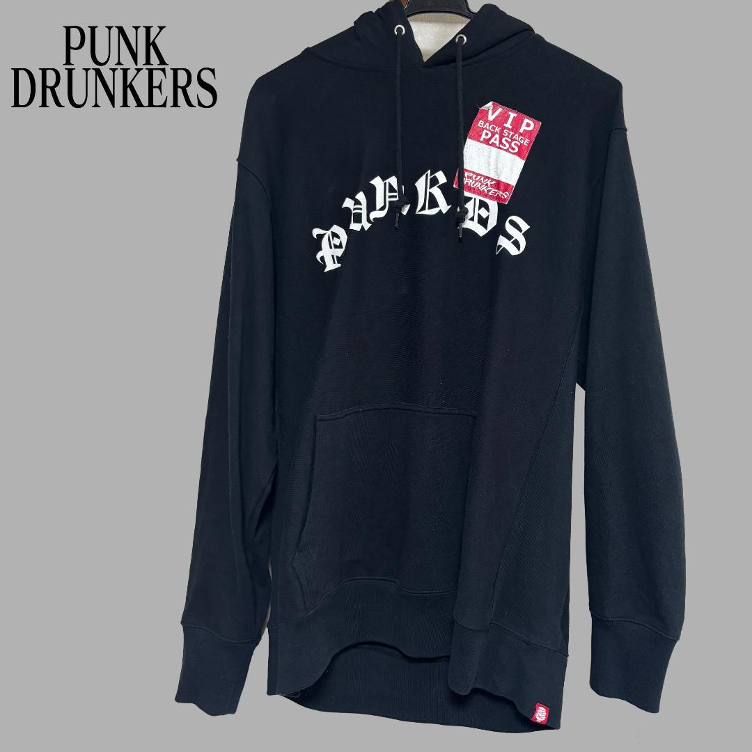 希少・完売【PUNK DRUNKERS】VIP PASSパーカー XL