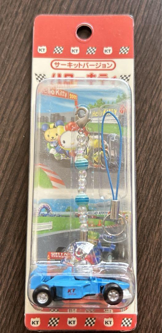 ハローキティ　ストラップ　サーキットバージョン ハローキティ ストラップ ☆サーキットバージョン - ストラップ
