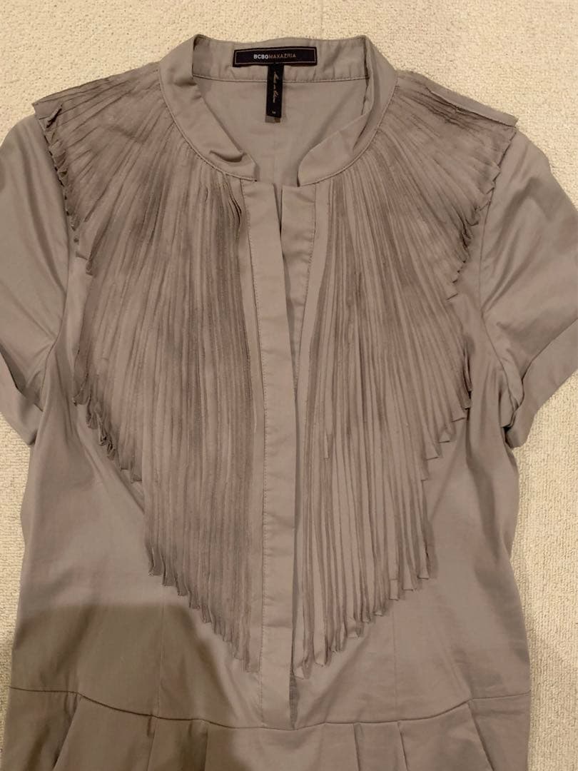 新素材新作 BCBG ワンピース アースカラー ひざ丈ワンピース