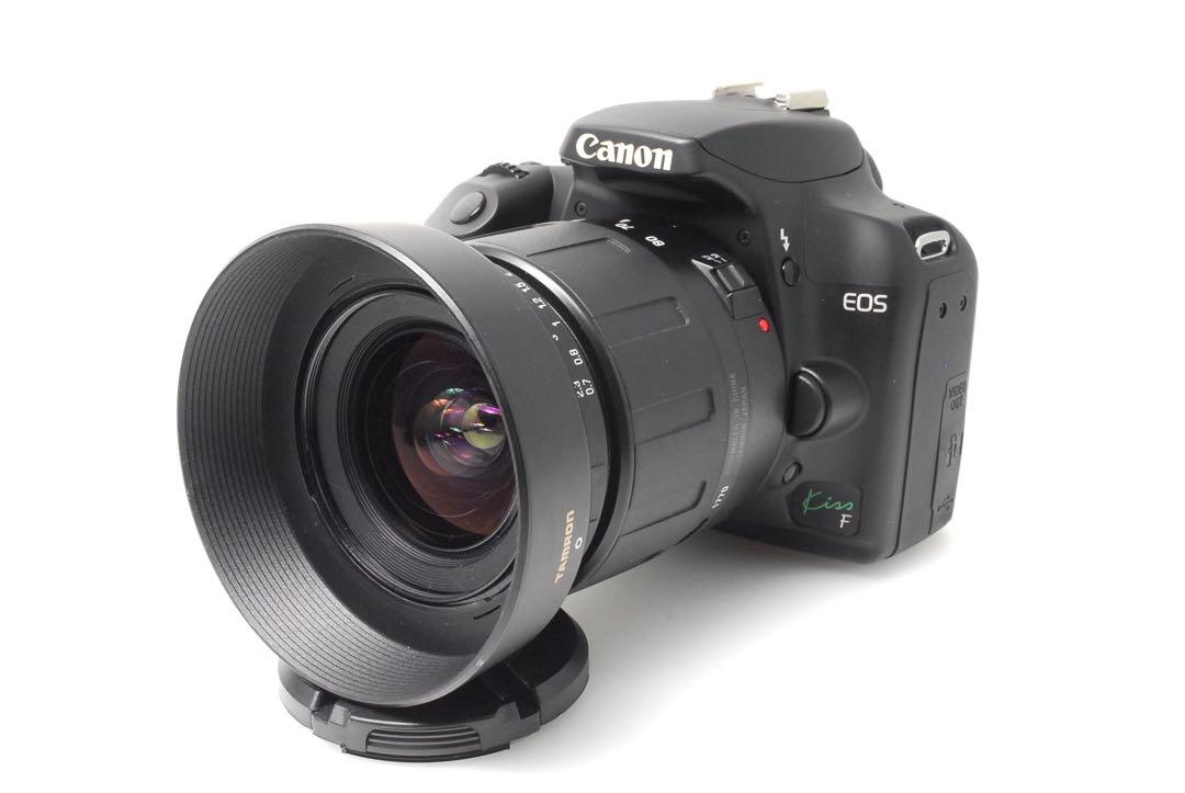 ✨手軽に一眼レフデビュー✨Canon kiss F✨ダブルレンズ✨望遠レンズ✨