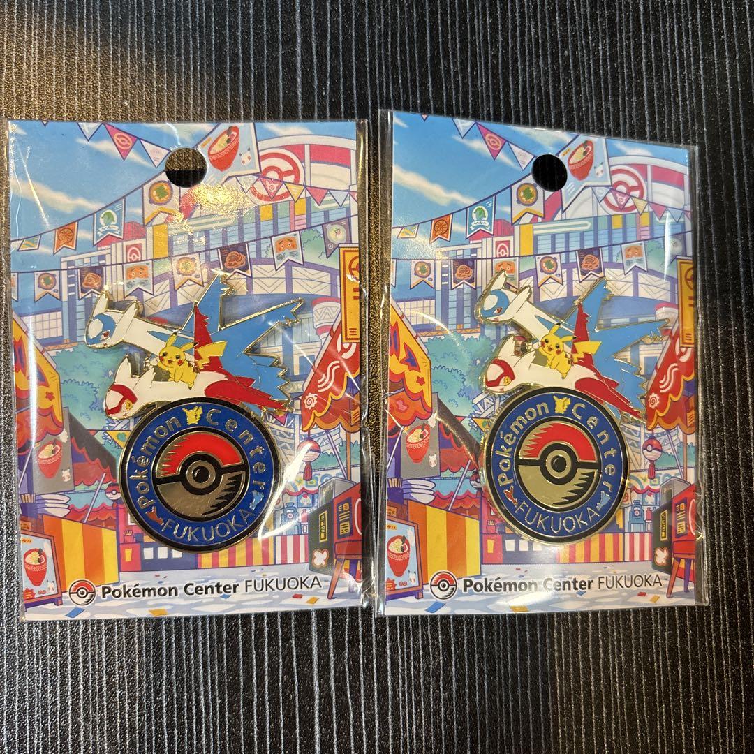 ポケモンセンター ラティオスラティアスロゴピンズ ピンバッジ 福岡 フクオカ ポケモンセンター ラティオスラティアスロゴピンズ ピンバッジ