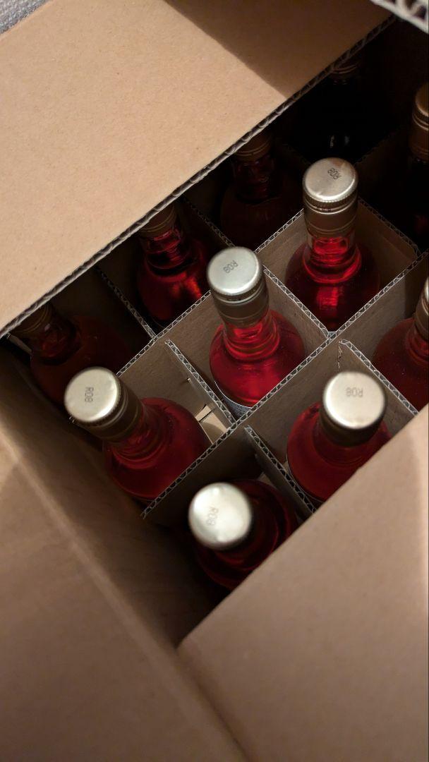 NUMBER WINE 甘口／ロゼワイン180ml 12% ２２本ラベルレス