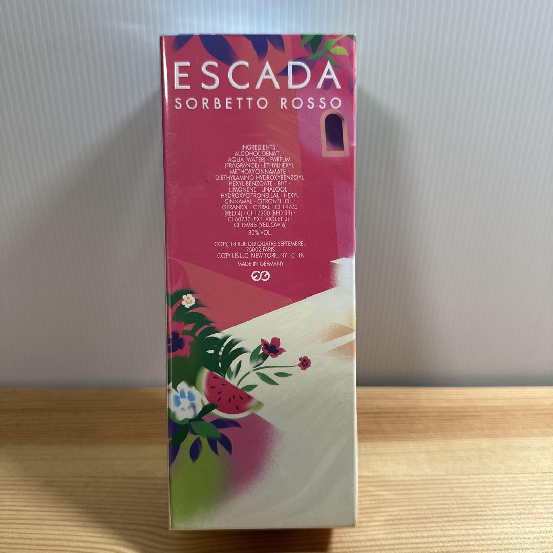 エスカーダ  ESCADA ソルベット ロッソ オードトワレ EDT 100ml