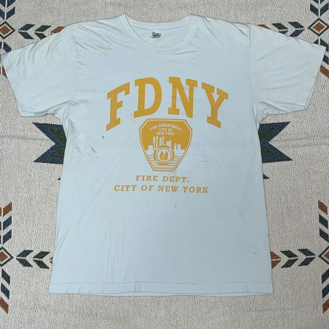 【90sUSA製】ニューヨーク消防局Tシャツ