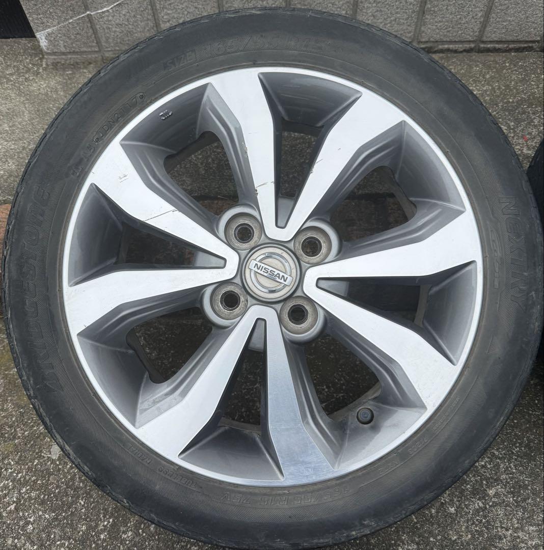 日産 デイズ アルミホイール4本セット 15インチ 4x100pcd