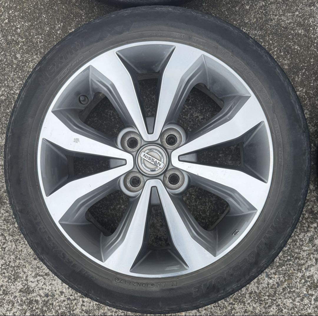 日産 デイズ アルミホイール4本セット 15インチ 4x100pcd