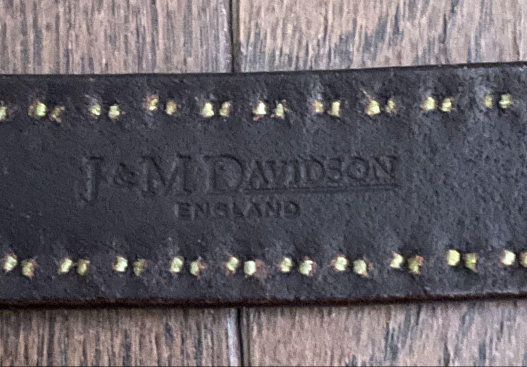 J&M DAVIDSON サイドスタッズベルト　ブラウン