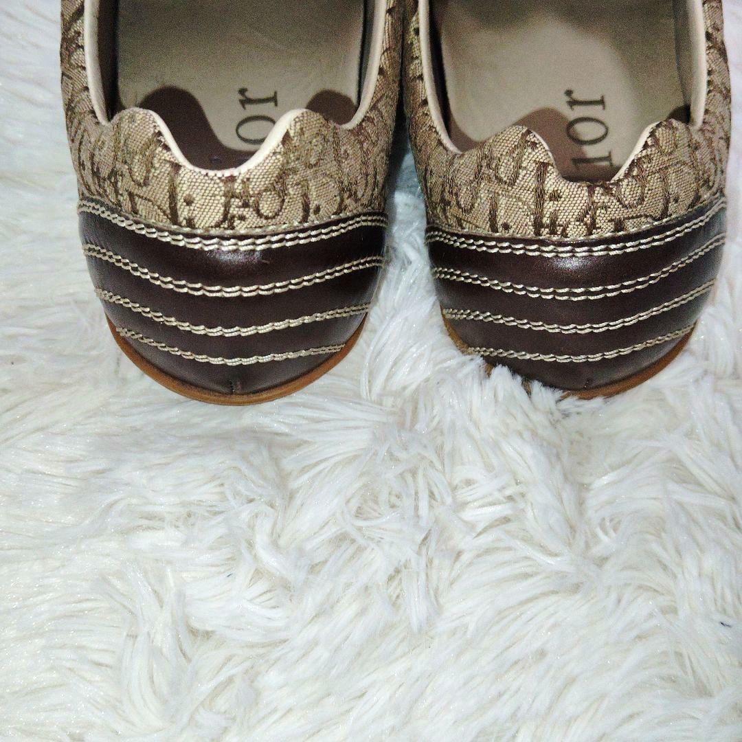 Diorディオール レディーススニーカー 総柄 ブラウン ベージュ 36 Diorディオール レディーススニーカー 総柄 ブラウン ベージュ 36