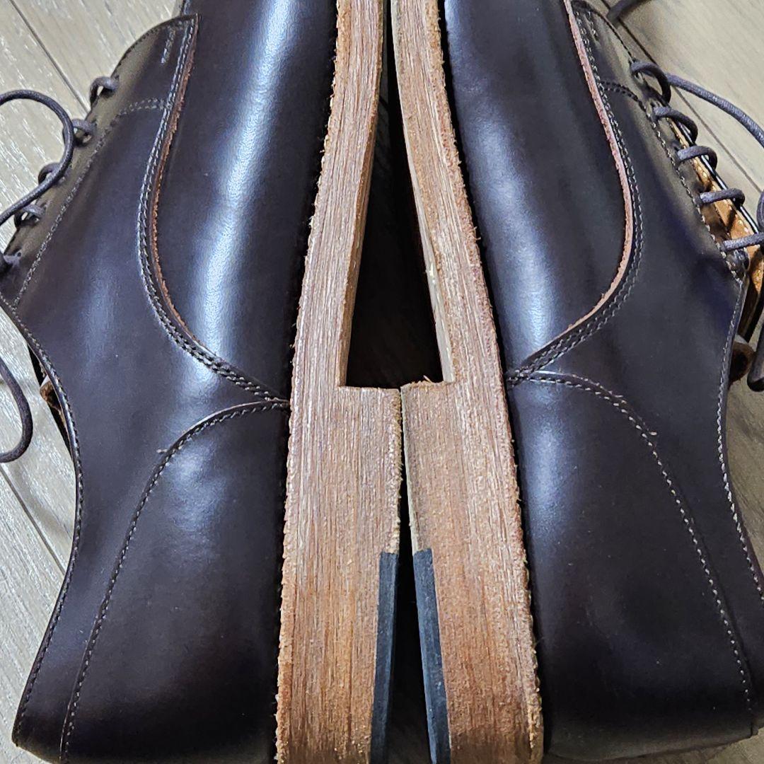 JUNYA WATANABE MAN ダークブラウン レザーシューズ