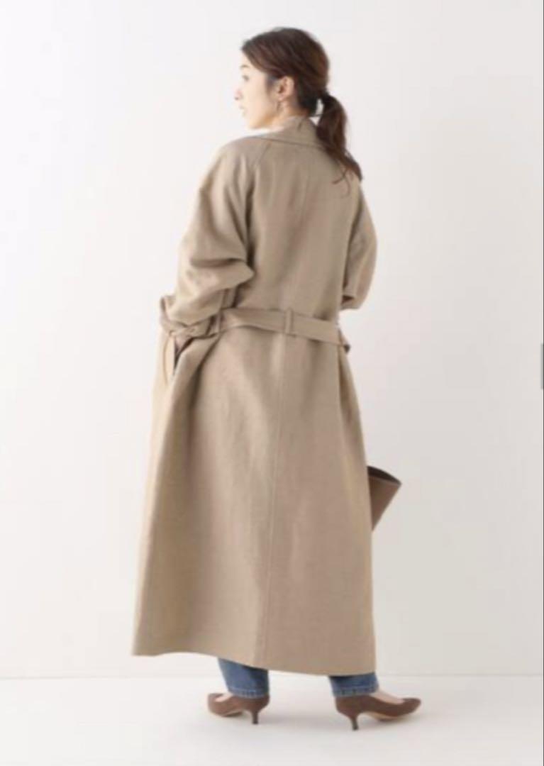 初売り 福袋 美品 IENA リネントレンチコート サイズ38 ジャケット・アウター